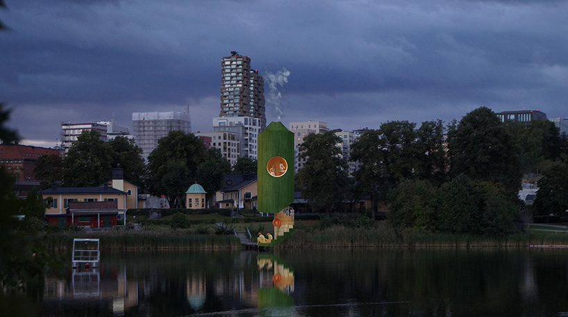 斯德哥尔摩海滨新公共桑拿和桥梁设计-17