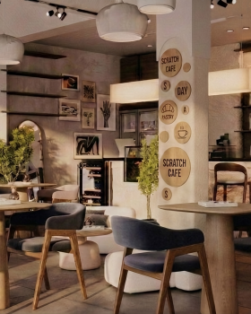 Cafe Design ( Scratch )
