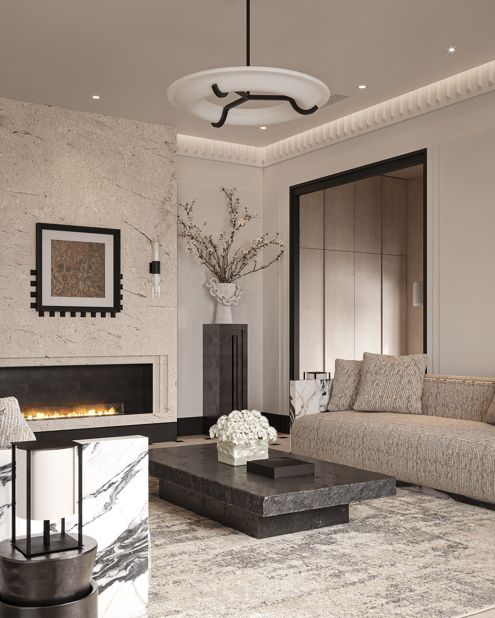 LIVINGROOM - VINHOMES HARMONY-3