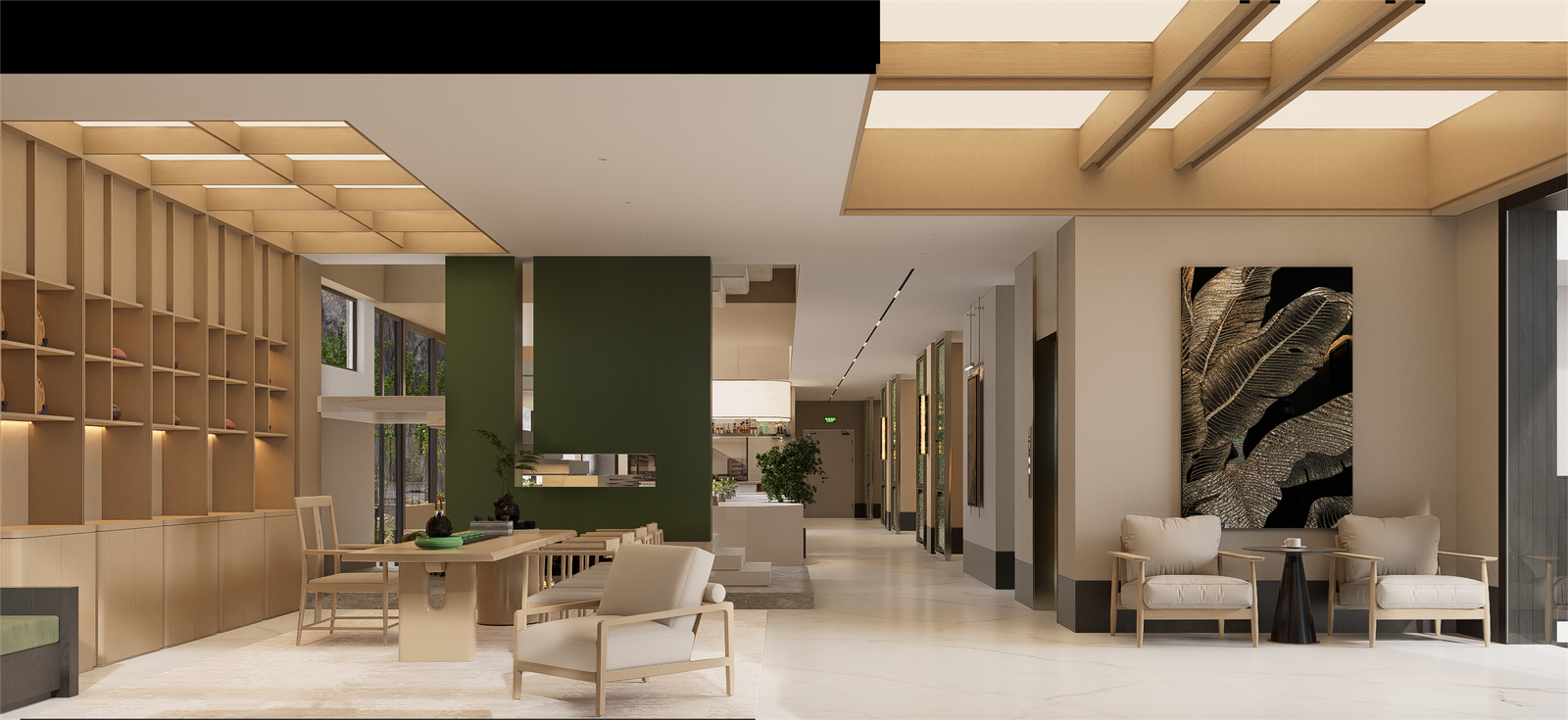 现代原木民宿&酒店设计效果-1