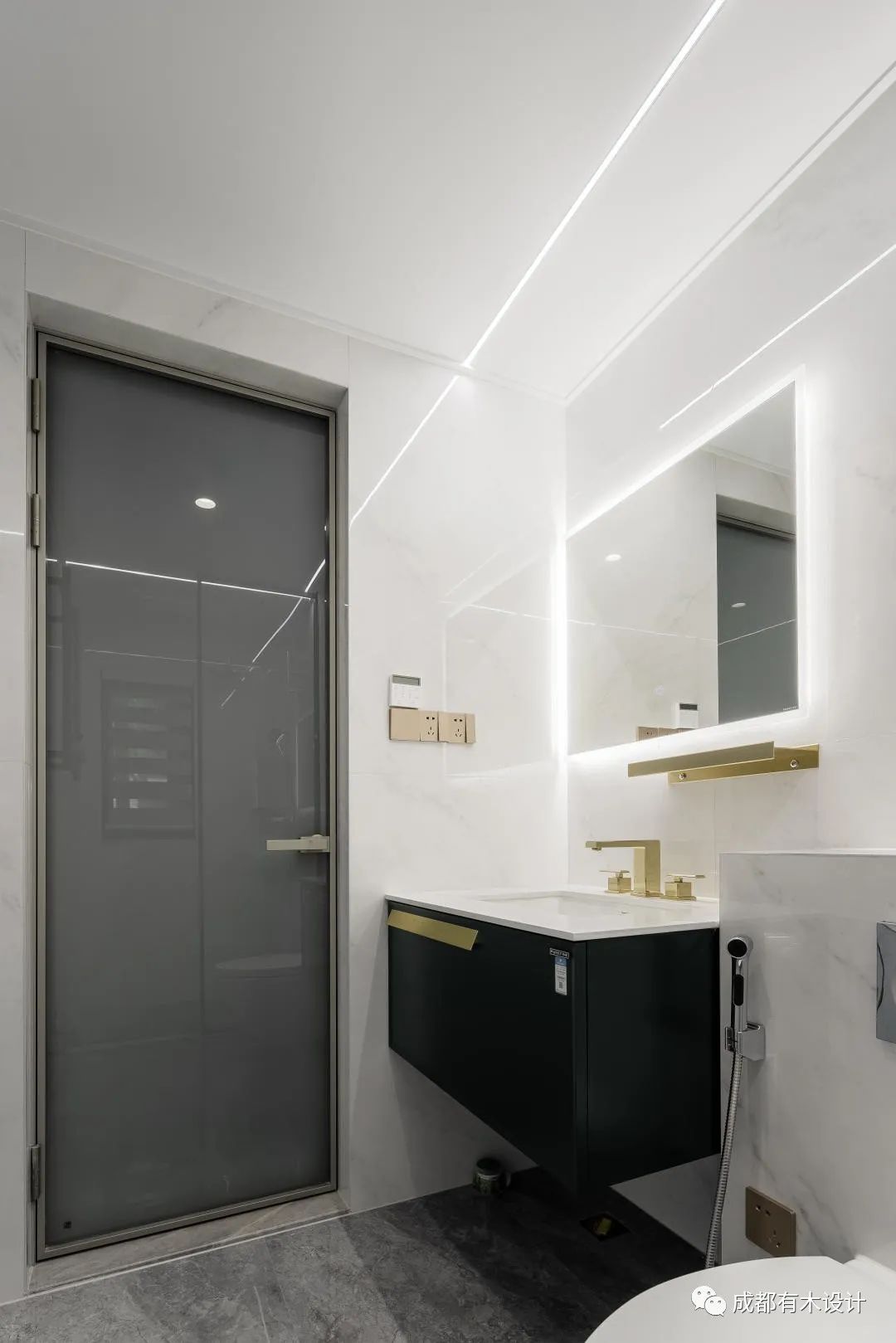 成都国宾雅集轻奢大平层丨中国成都丨有木设计-123