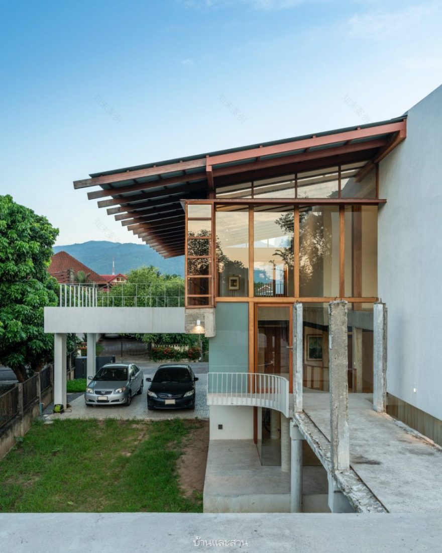 บ้านวิวภูเขาทรอปิคัลโมเดิร์น เปิดมุมมองสู่ดอยสุเทพ - บ้านและสวน-17