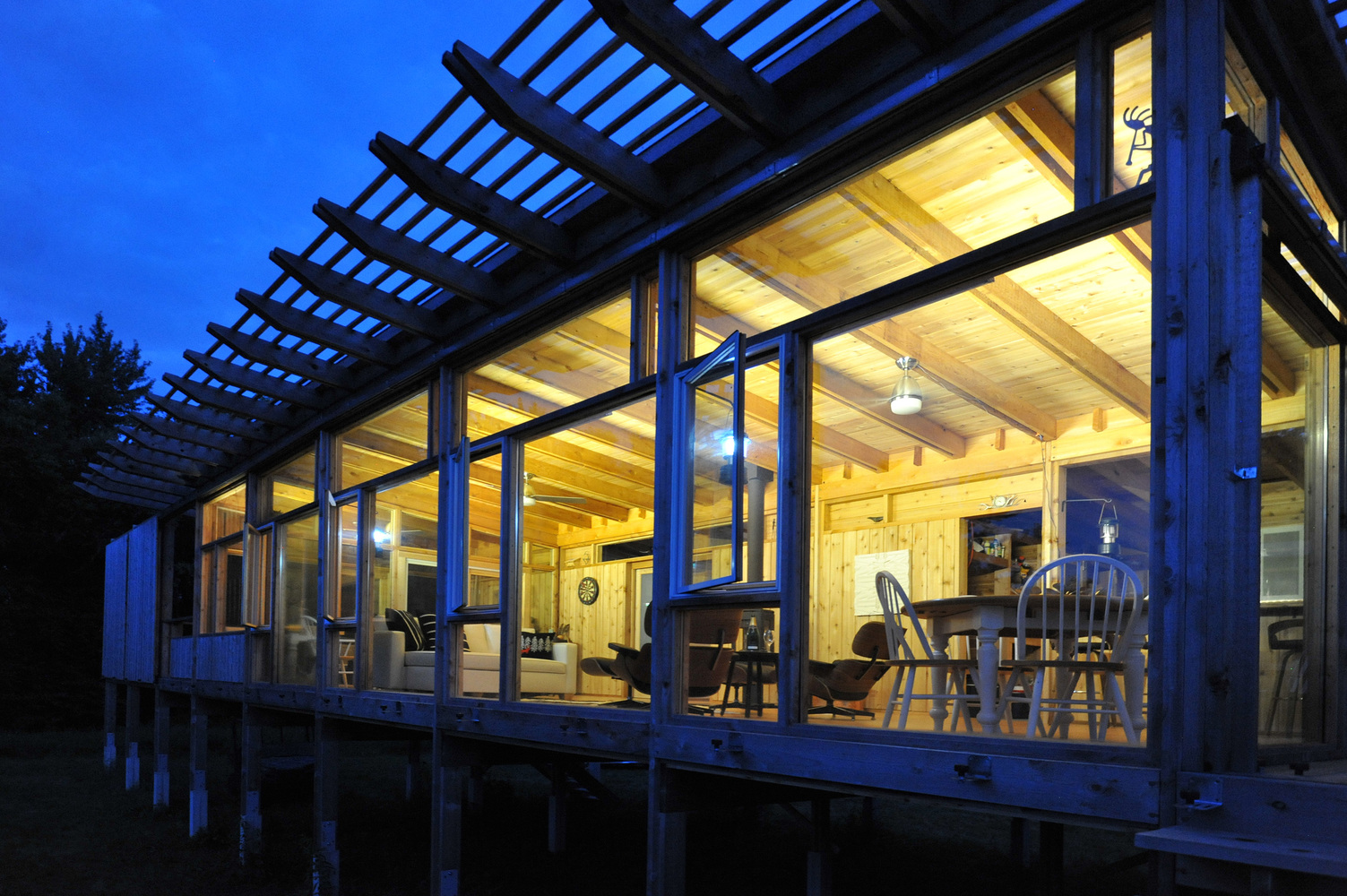 爱荷华州玻璃小屋，环保设计融入大自然-61