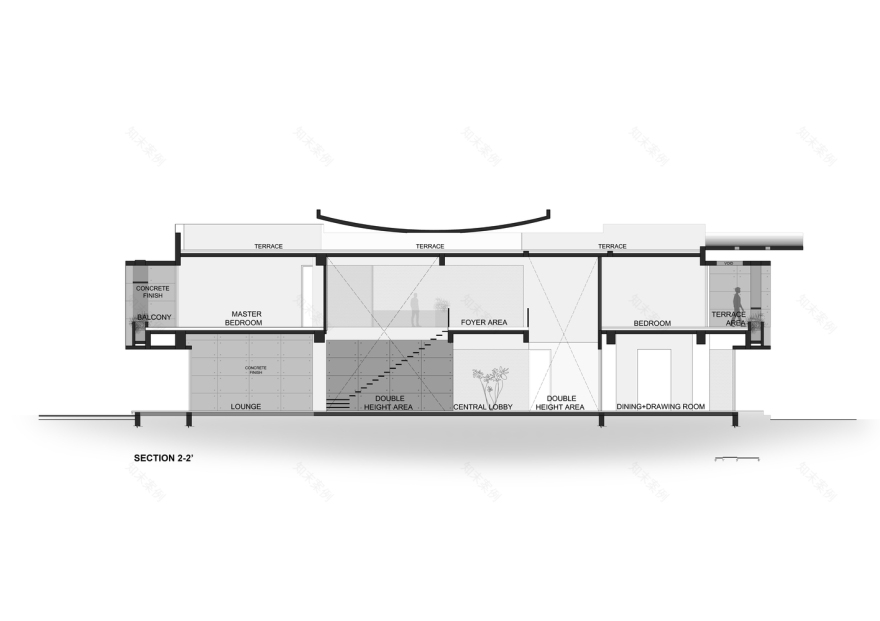 印度 Chandigarh 多代同堂现代住宅设计-13