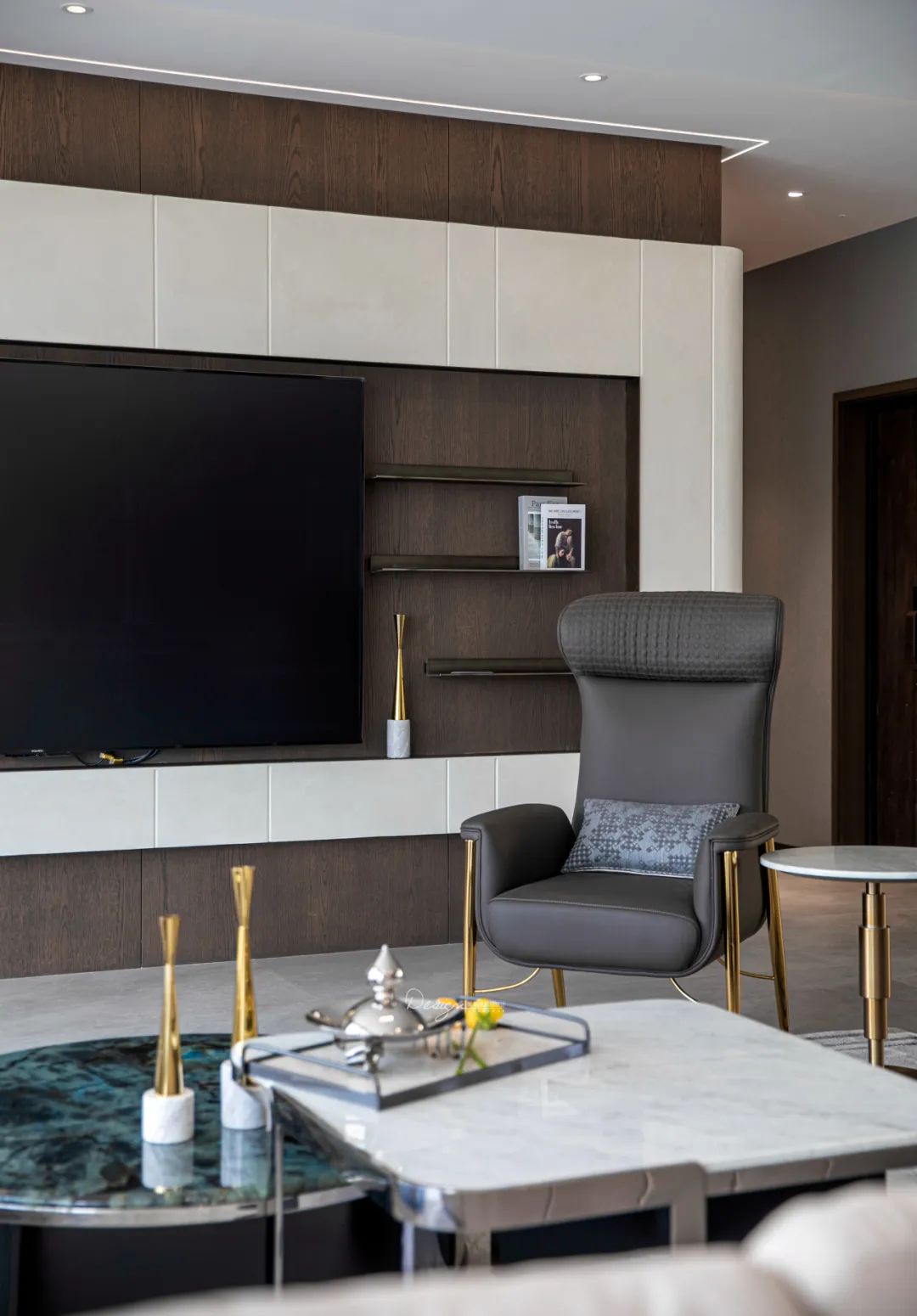 华夏四季 500㎡现代轻奢私宅丨罗智,吴静-39