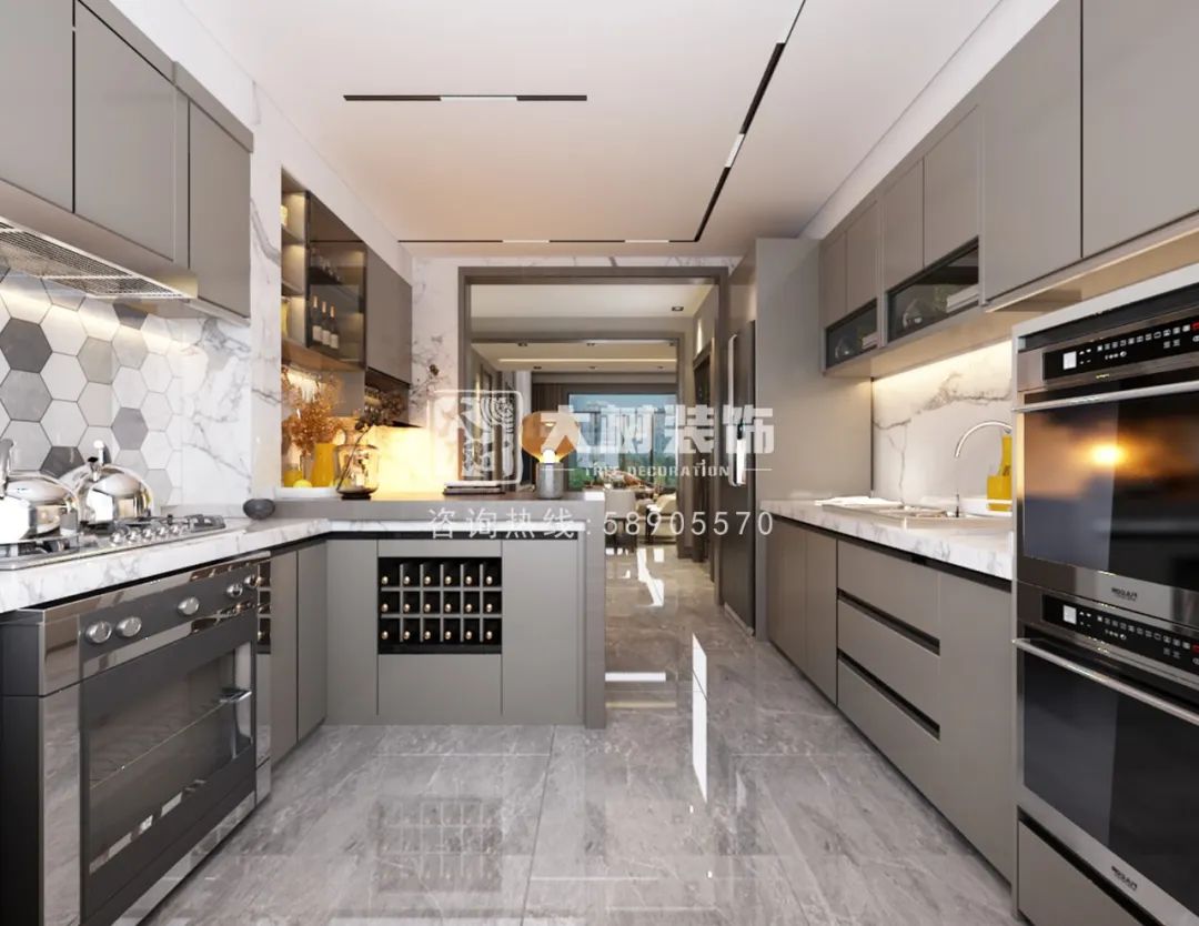 哈尔滨招商贝肯山 150㎡现代轻奢,精致生活新演绎-25