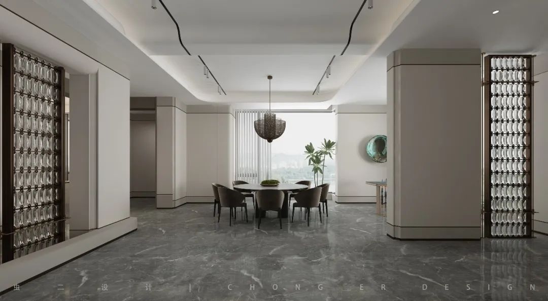 新泰铭流府邸别墅设计丨虫二设计-21