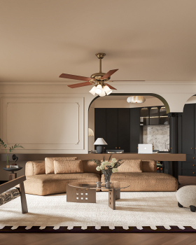 中古风客餐厅—择木创建新晨效果图