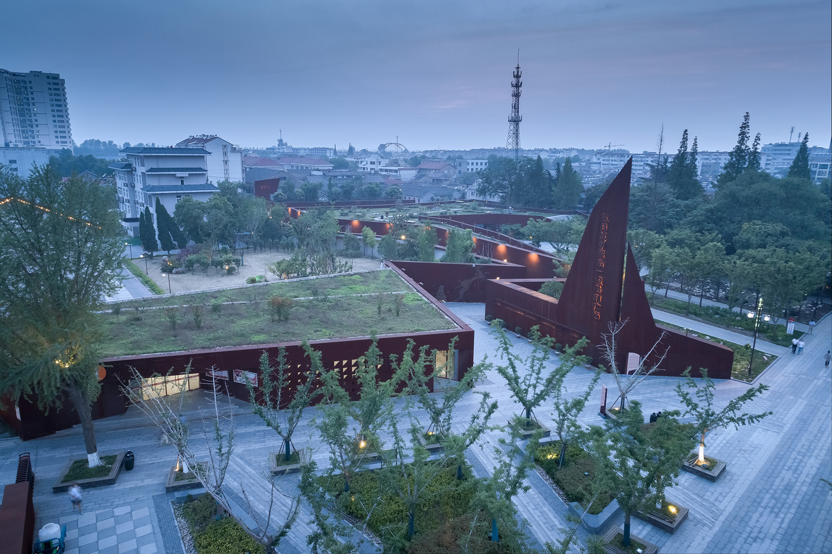 高邮抗日战争最后一役纪念馆及胜利广场丨同济大学建筑设计研究院-65