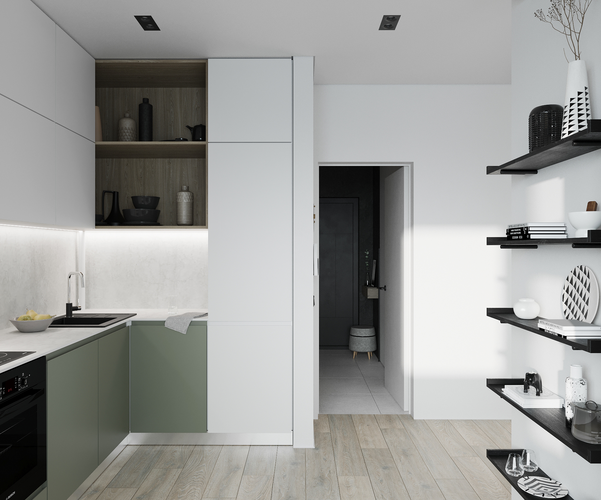 Lviv 公寓室内设计丨乌克兰利沃夫丨Viktoriia Aloshyna-19