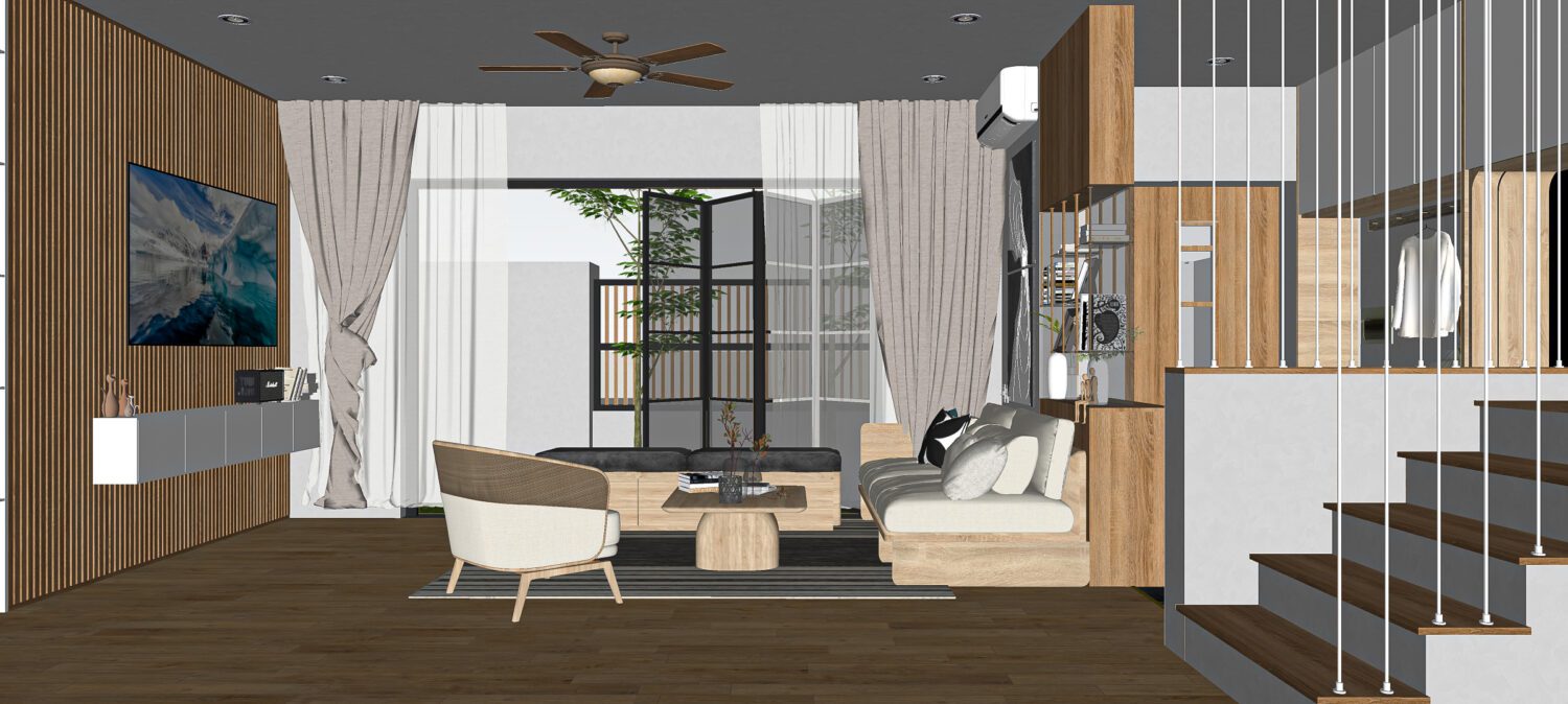 SketchUp房屋外部模型丨Thanh Hoang-6