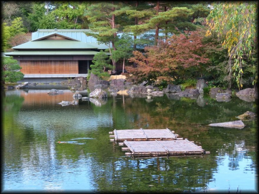 京都迎宾馆池泉庭园丨日本京都-9