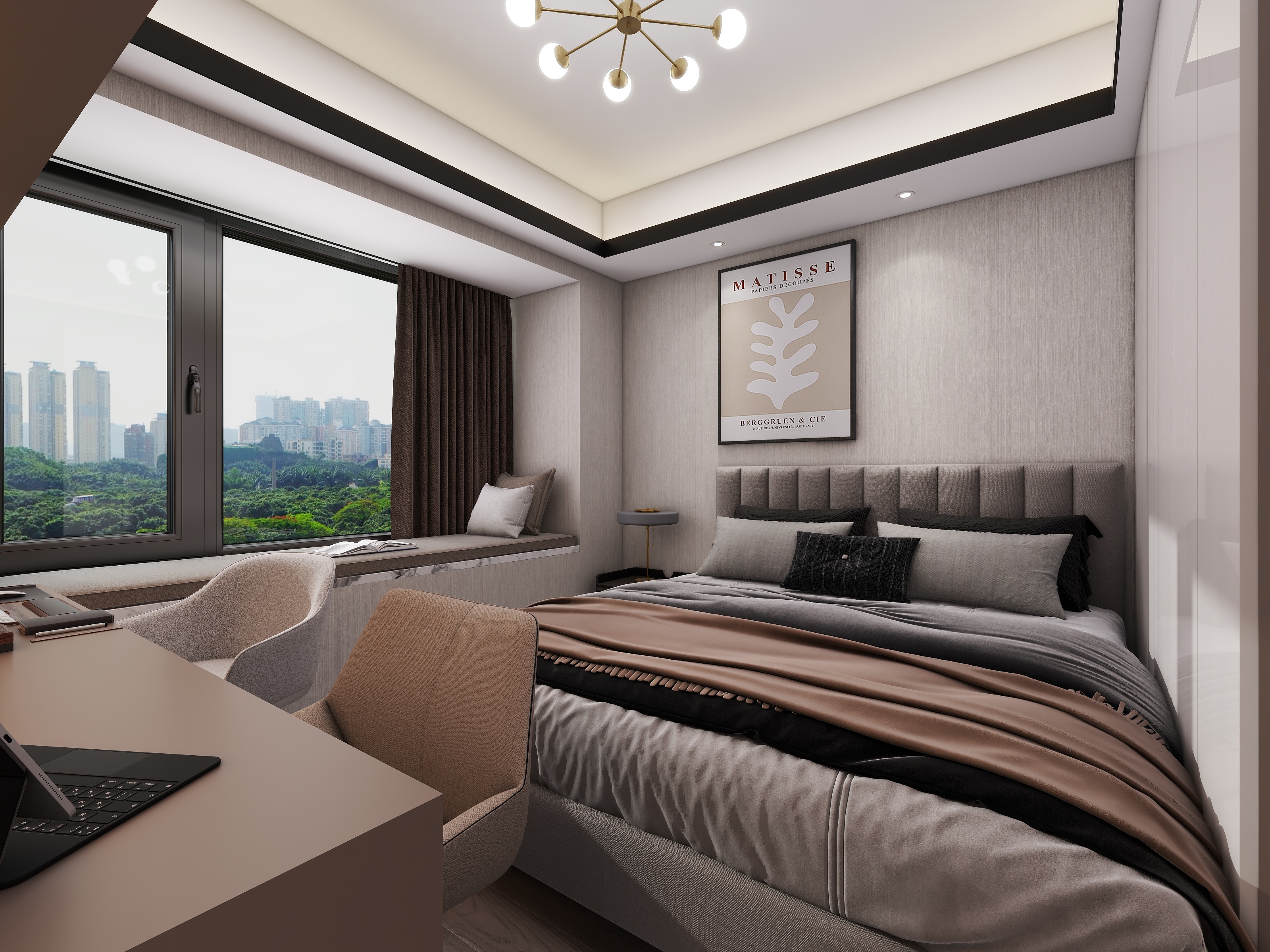 四川成都龙光天瀛（117平方现代简约四居室）-29