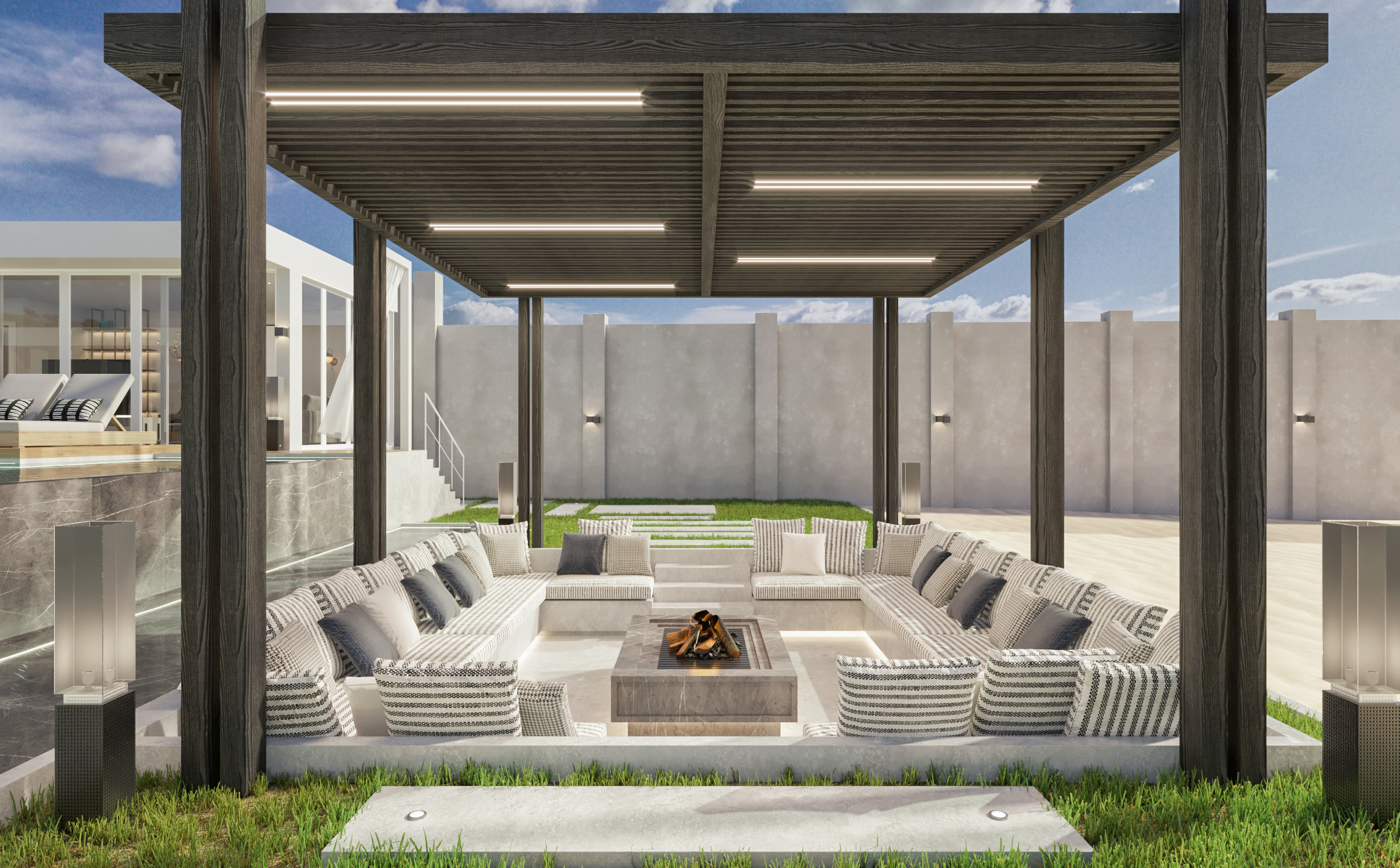 玛丽娜别墅景观丨Citicore interior design llc-7