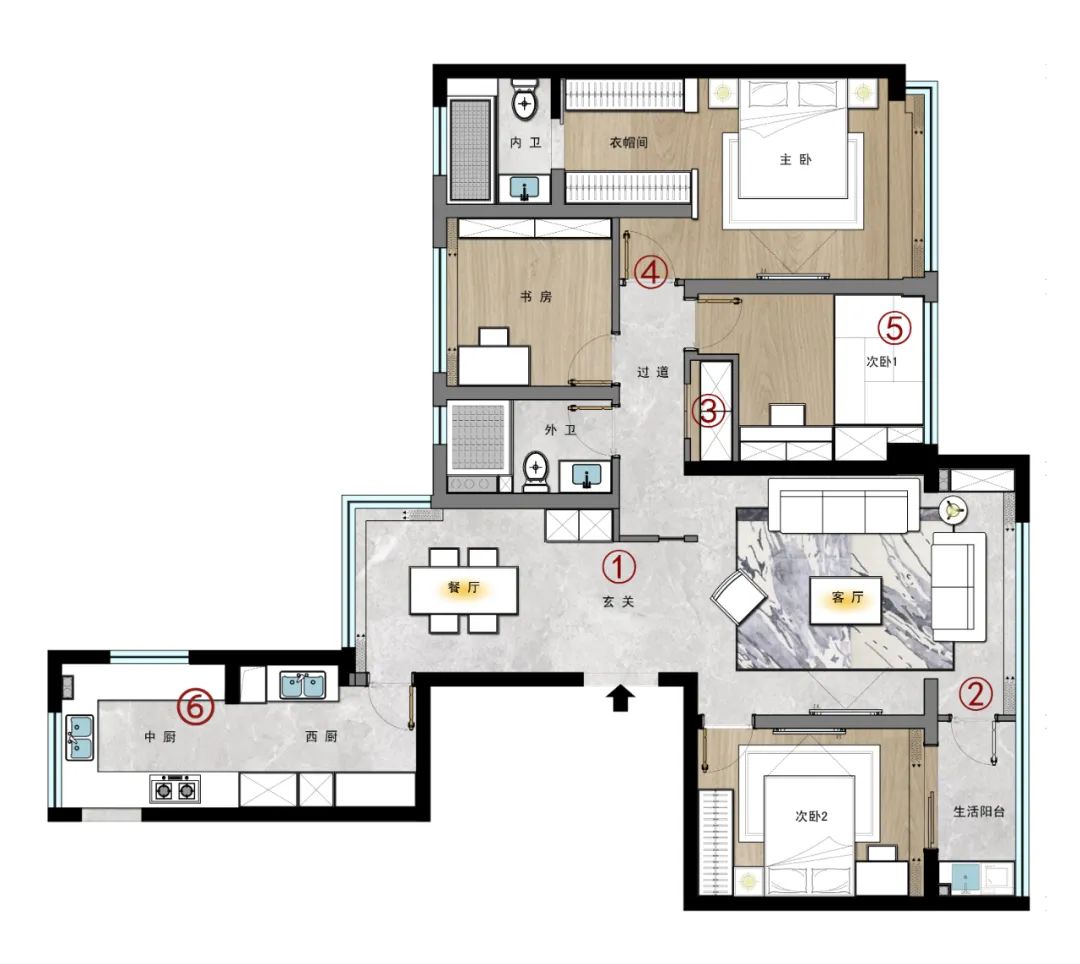 理想之城 · 138m²精装改造丨MU STUDIO-10