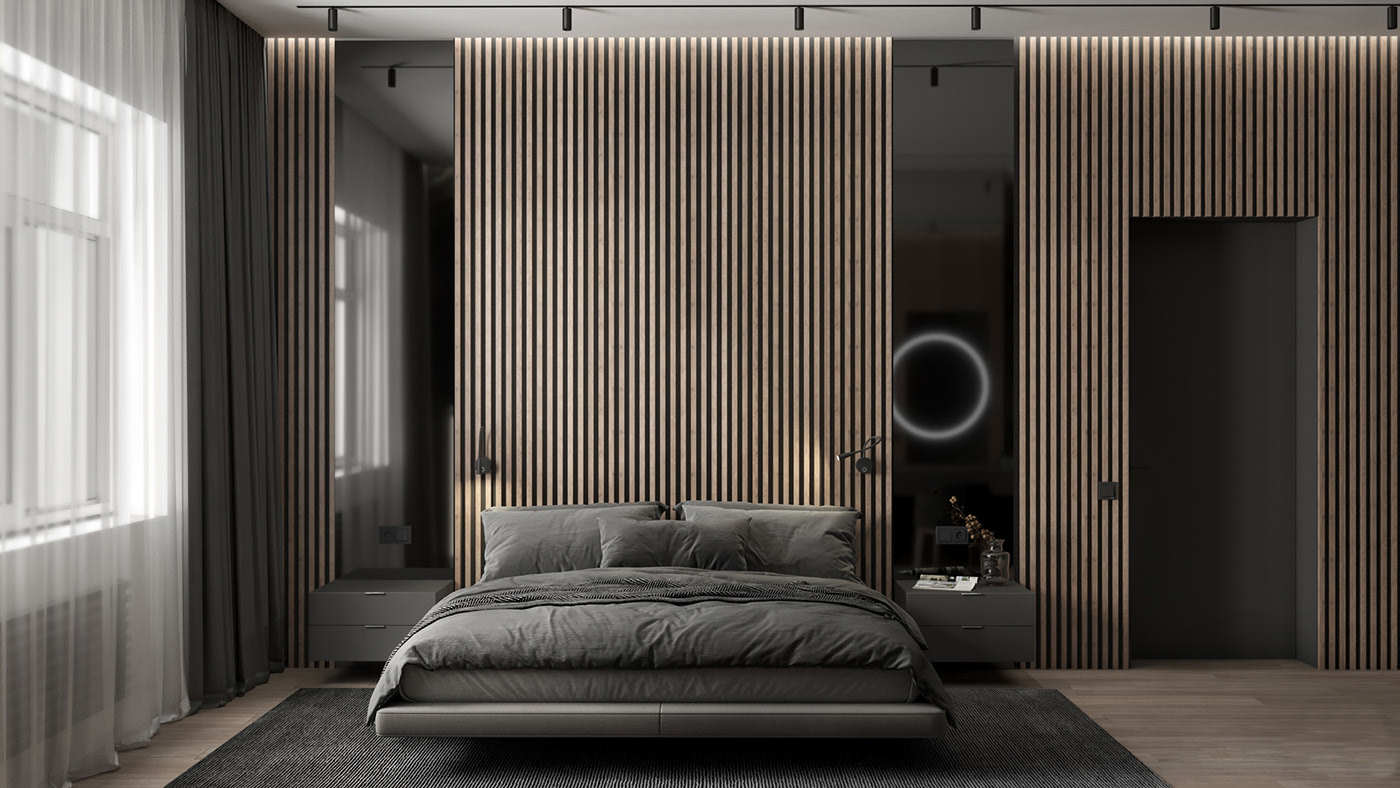 高级灰色系公寓设计 很有格调的设计-10