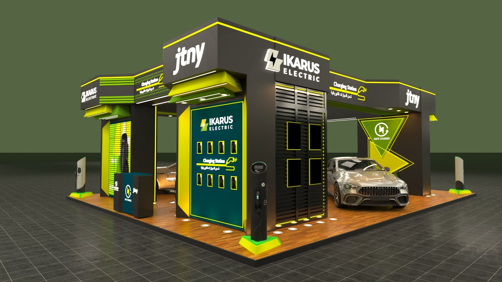 IKARUS & jtny booth-21