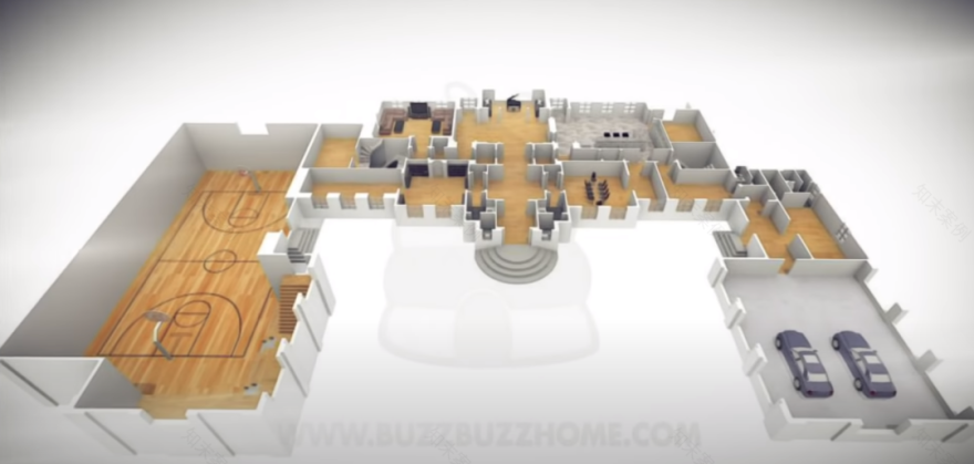 Drake 亿元豪宅揭秘,现代奢华与古典艺术的完美融合-22