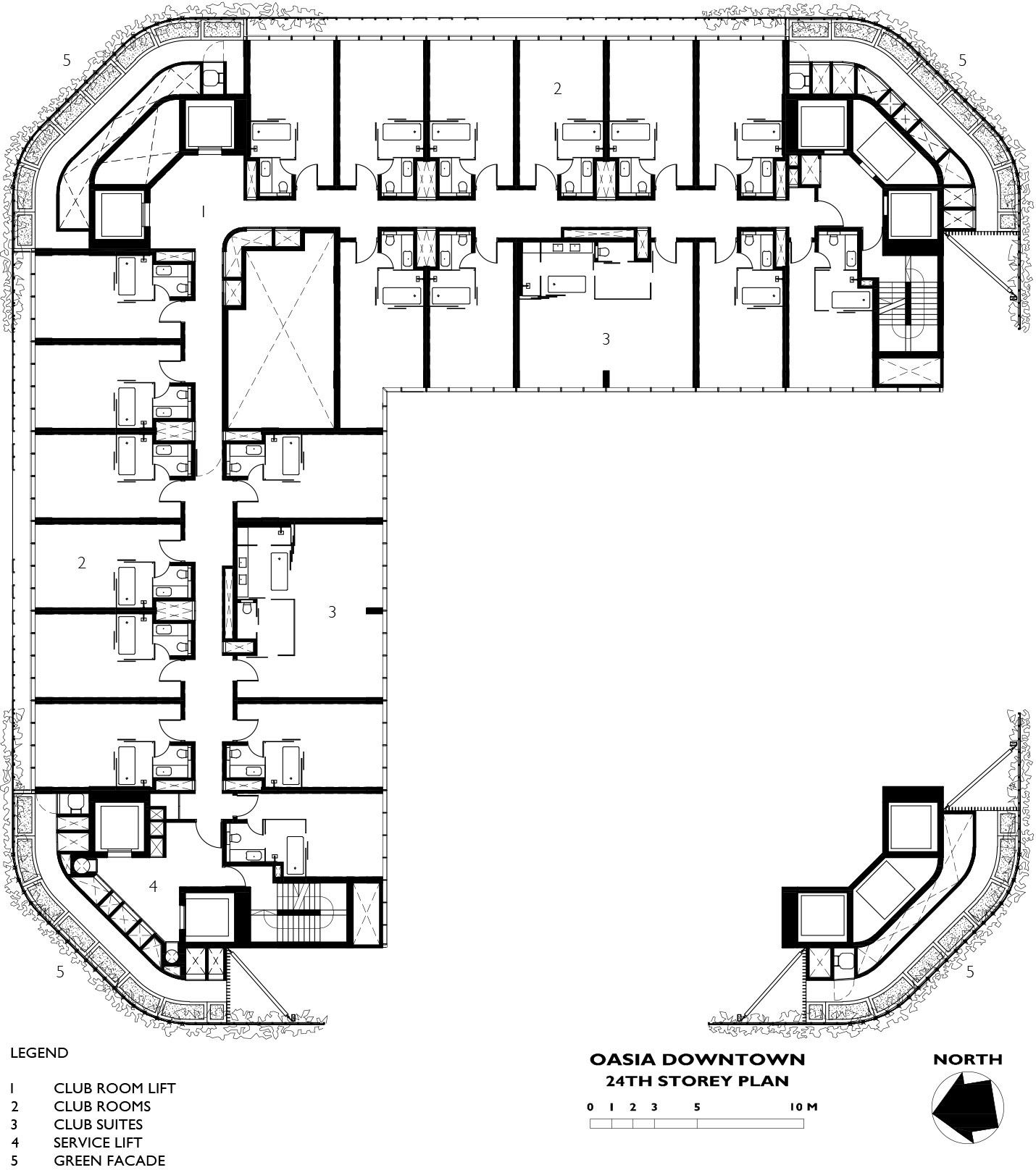 新加坡 Oasia 酒店 | 热带城市土地利用集约化设计的新典范-60