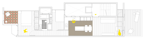 Barcelona apartment renovation by Nook with tiles and window seat-34