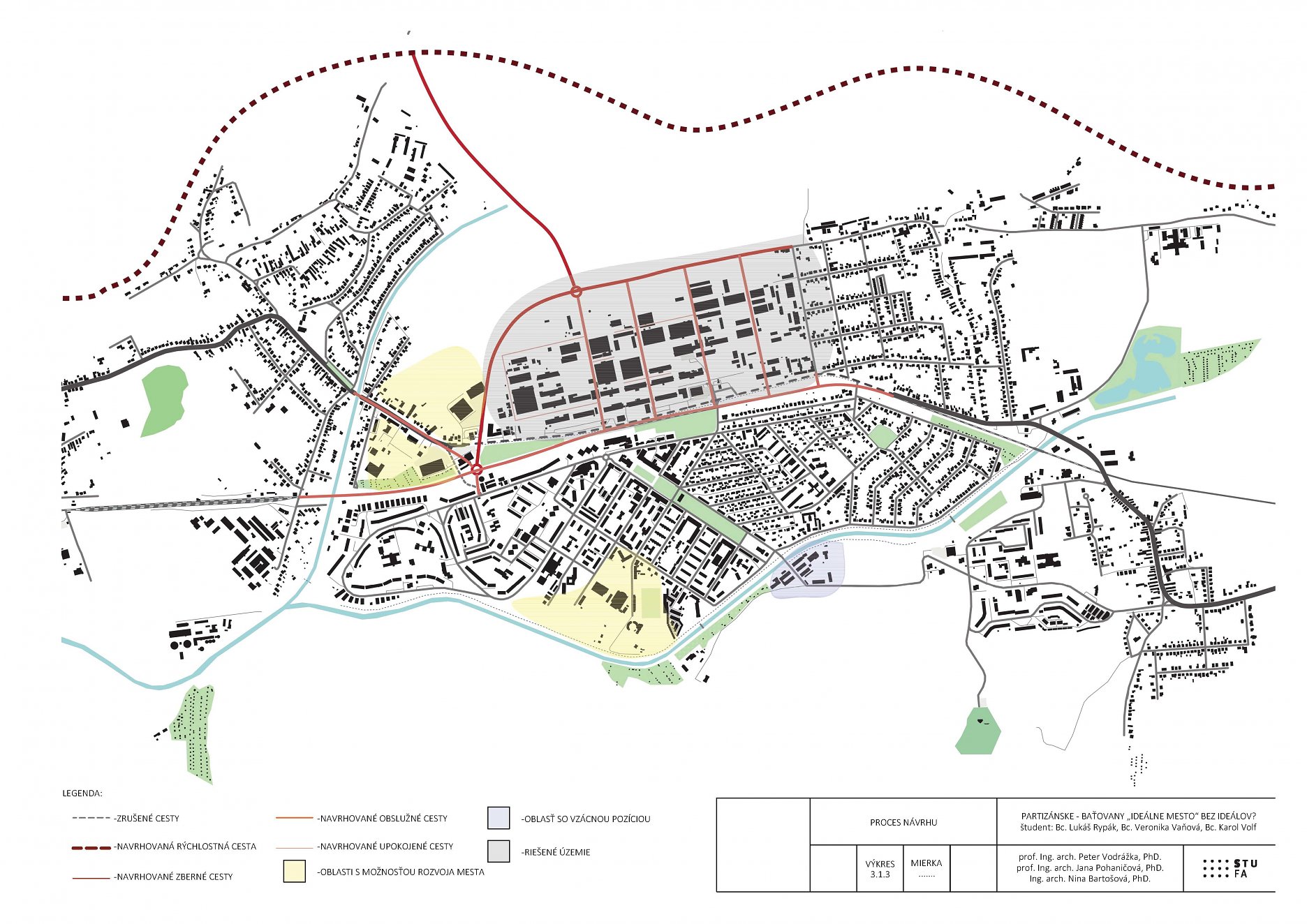 Partizánske  Baťovany工业区复兴设计方案丨斯洛伐克丨Bc. Lukáš Rypák等三人团队,与教授合作-44