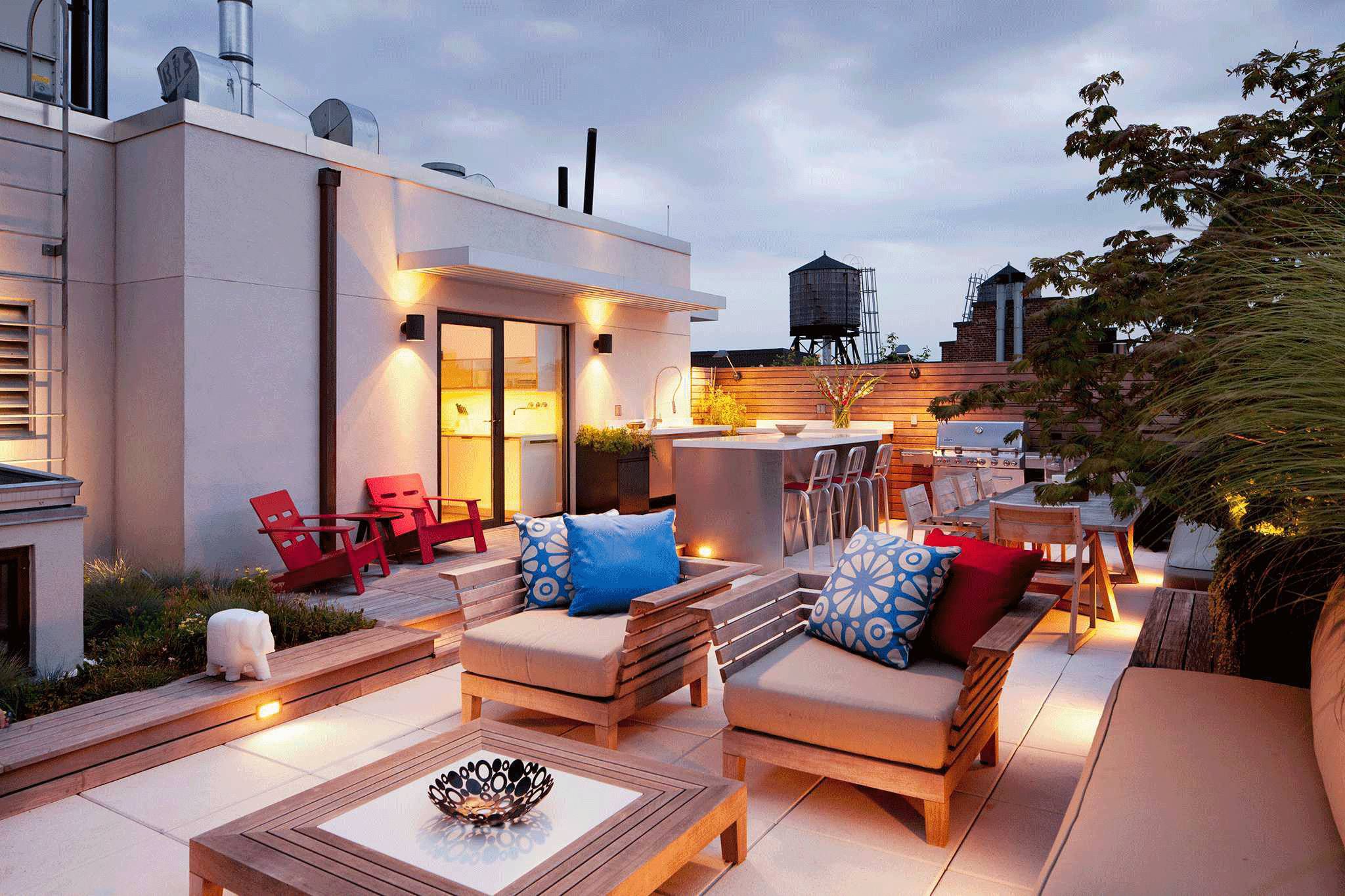 屋顶花园设计,打造城市中的绿洲-5