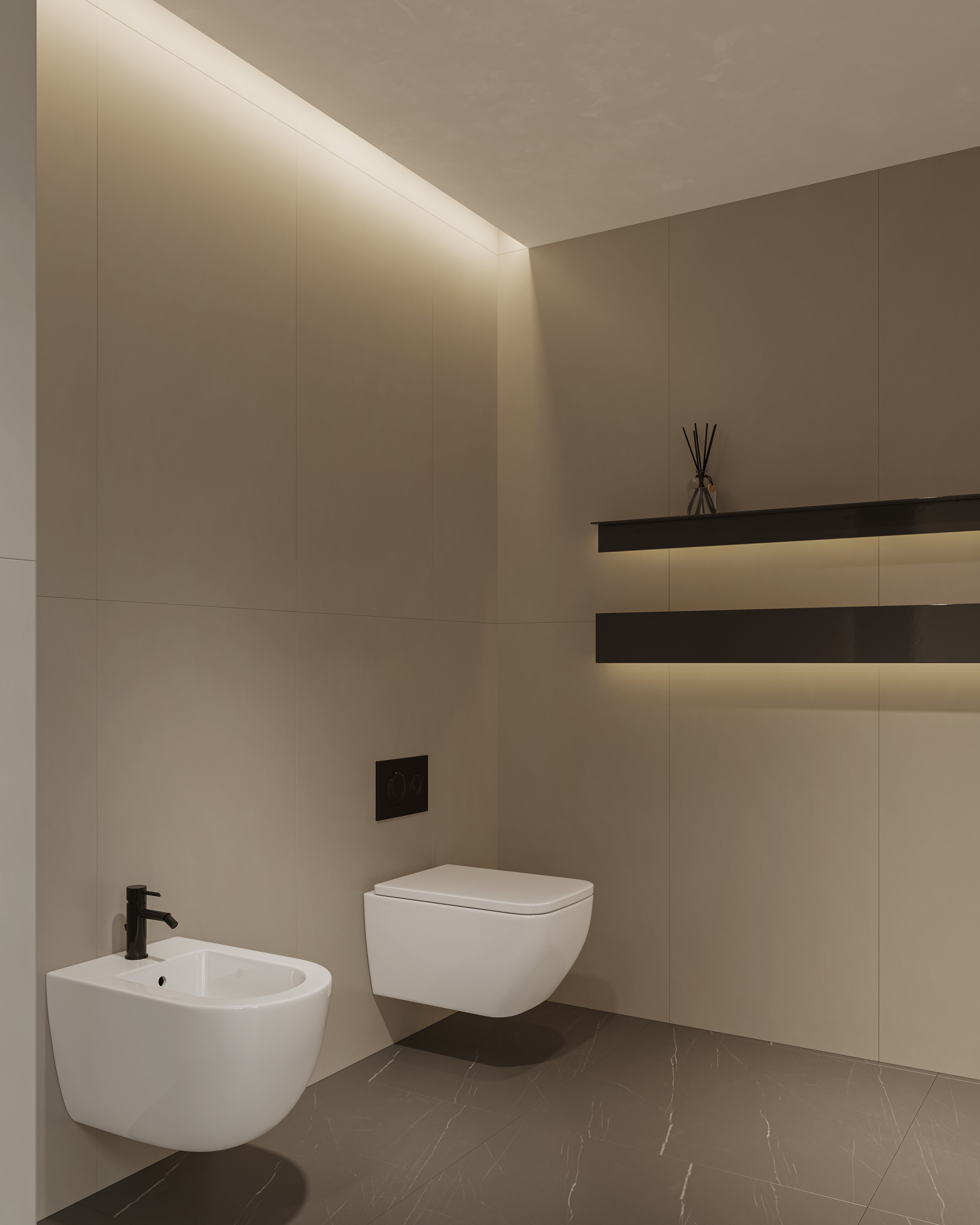 绘感视觉设计——奶油风客餐厅别墅案例-22