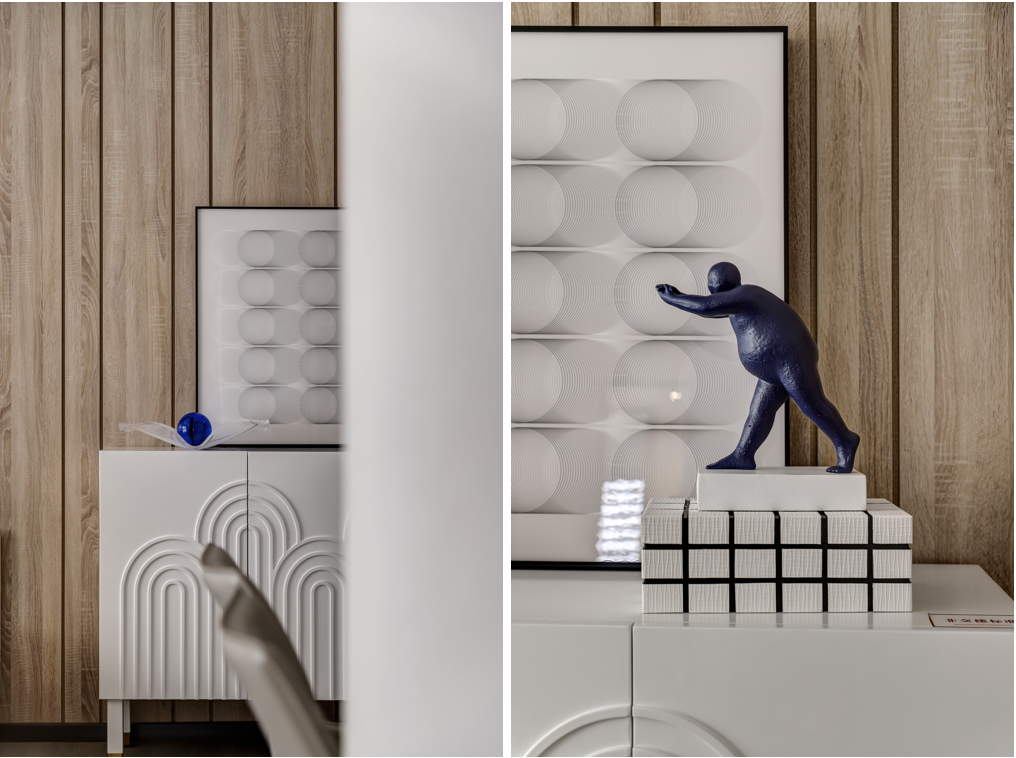 深圳碧桂园观麓花园 | 89㎡现代潮居,星际熊点缀克莱因蓝空间-43