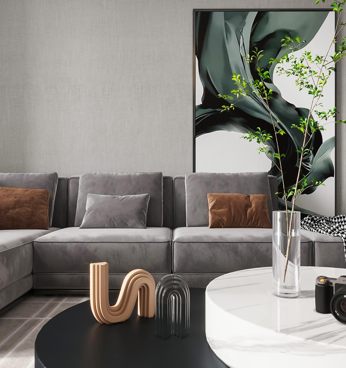 
清风徐来 - 现代简约 | 云端点墨设计 -3