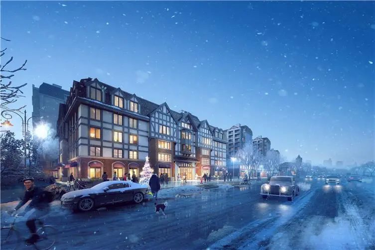 万科荣成云图——城市白夜童话的都铎风格室内设计-14