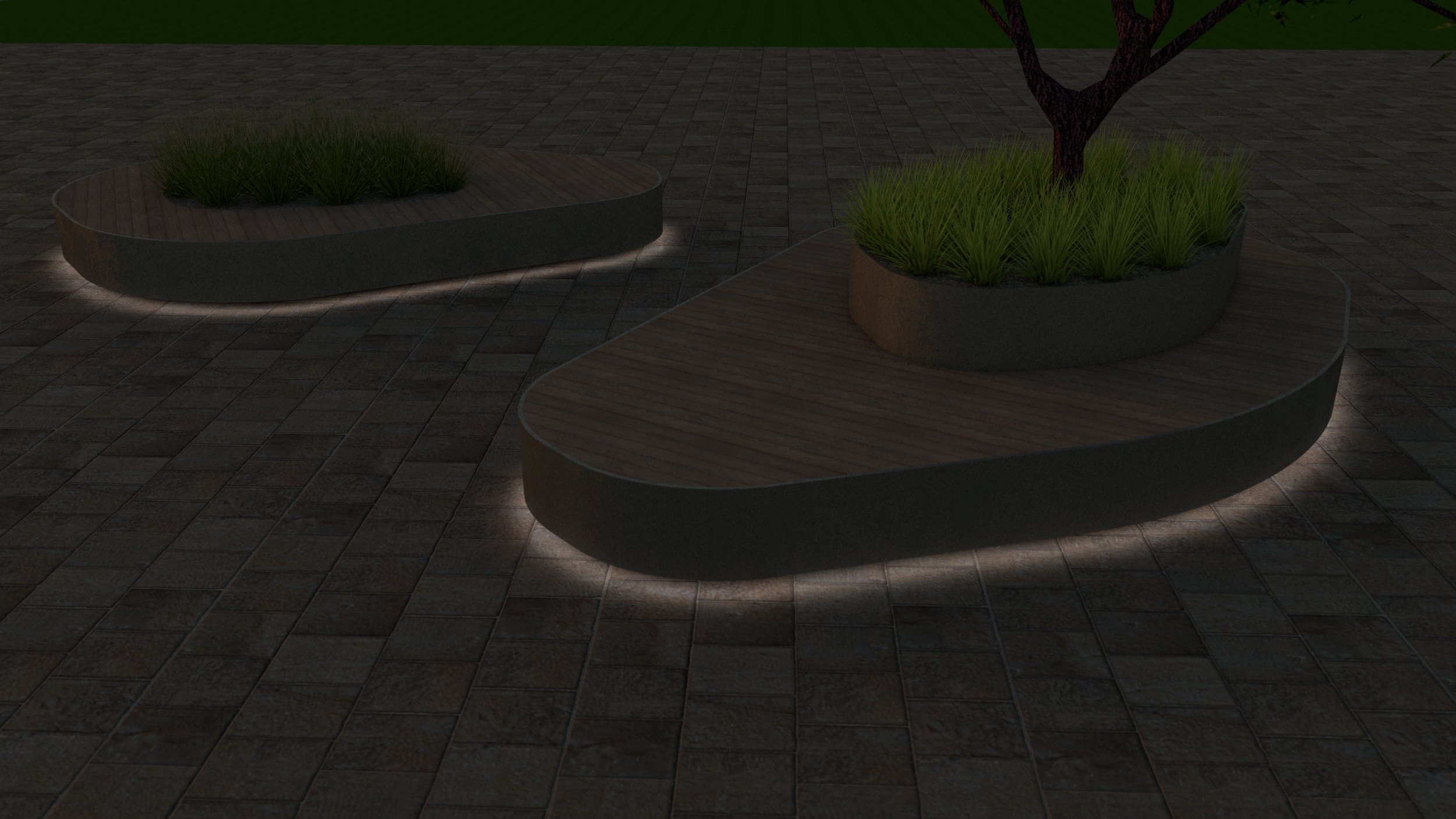 Park bench 'Avocado'-5