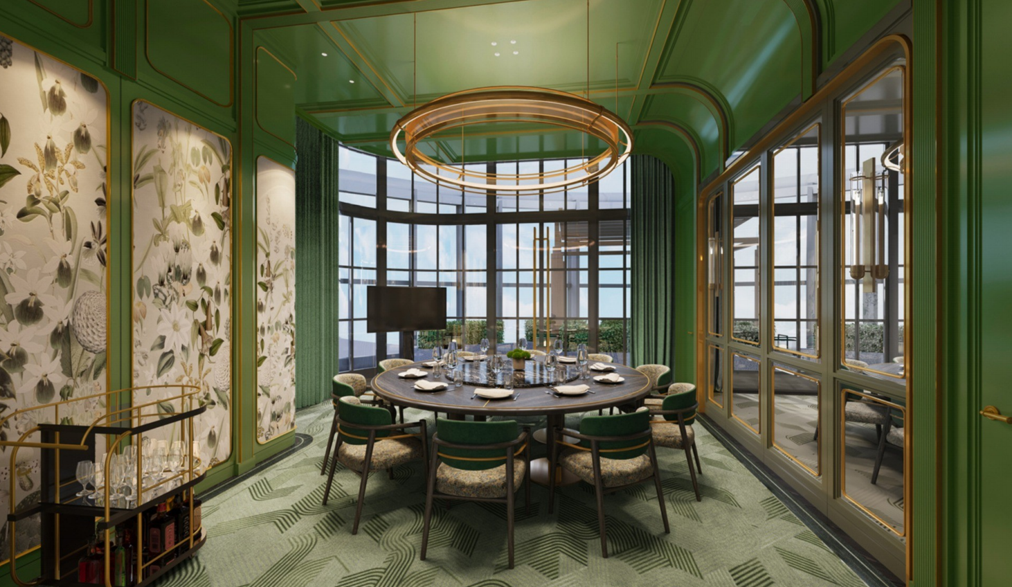 上海徐家汇中心安达仕酒店丨中国上海丨建筑设计P T公司,室内设计HBA-16