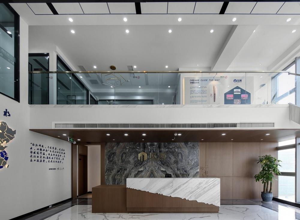 南京欣尚办公室设计 | 新中式奢华与大理石的完美结合-5