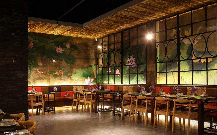 重庆德莊火锅店(渭塘) | 复古与自然的完美融合-31
