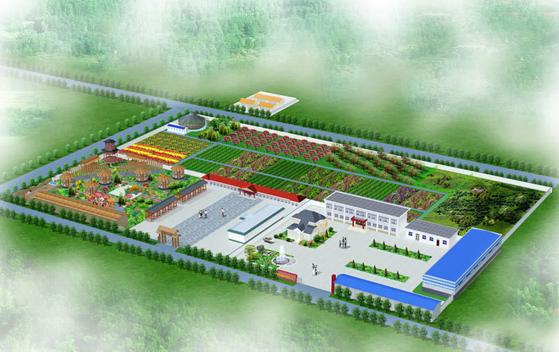 农业生态园景观设计案例效果图-8