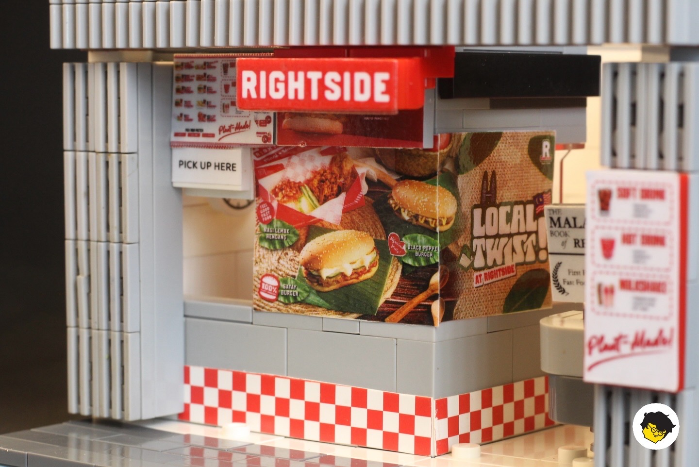 RIGHT SIDE VEGAN FAST FOOD  - LEGO MOC-7