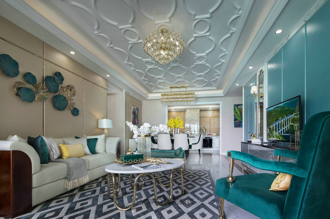 WSD · 吴舍软装  韶关永乐城 · 时尚简欧风样板房-4