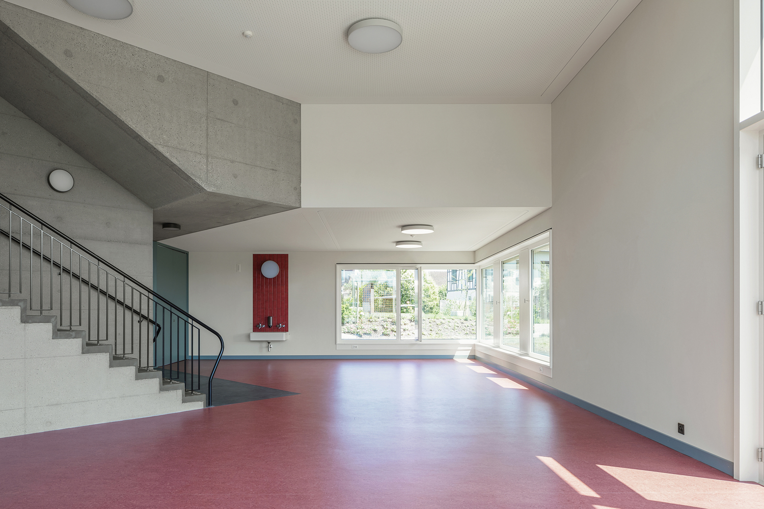 瑞士 Zihlschlacht 幼儿园 · 螺旋木构魅力-50