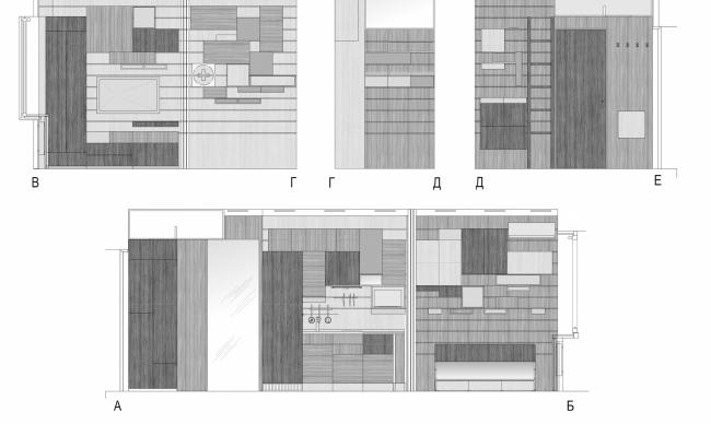 小面积公寓设计概念项目丨俄罗斯莫斯科丨Arch group-51