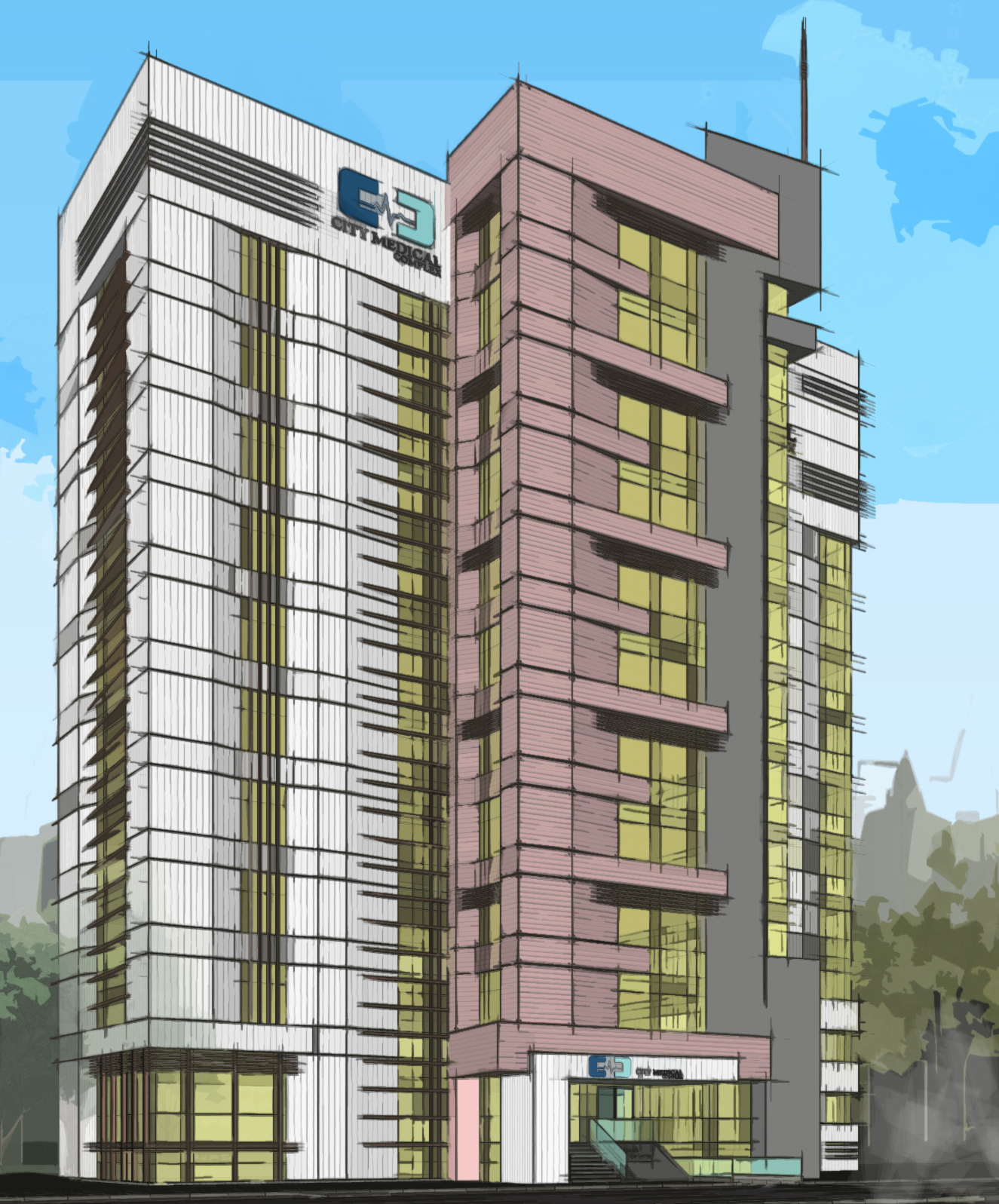 城市医疗综合丨沙特阿拉伯-26