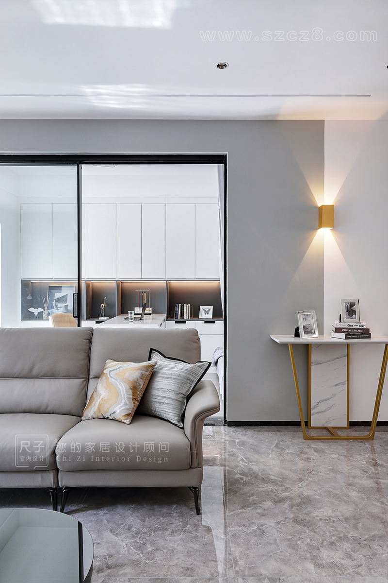 深圳观海台 140 平米现代轻奢风,生活因光影斑驳而精彩-18