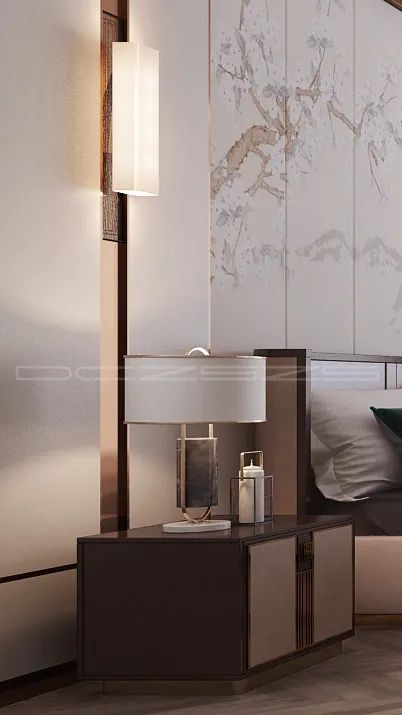 《东成至盛》新中式别墅设计丨木美空间设计-69