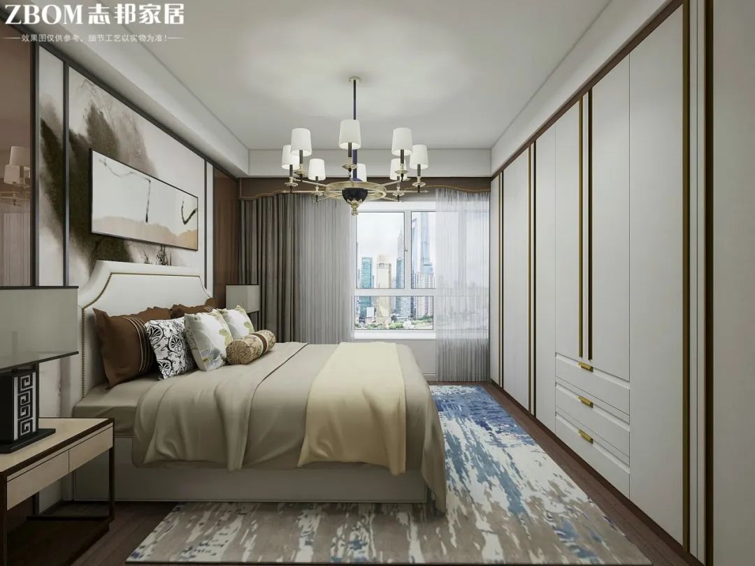 新中式风韵 | 眉山郑娟的 100㎡空间设计-49