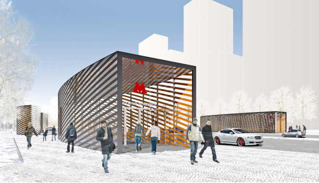 莫斯科地铁“下姆涅夫尼基”站竞赛项目丨俄罗斯莫斯科丨建筑集团DNK ag-34