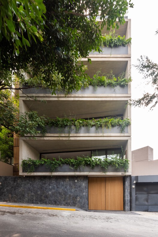 墨西哥垂直住宅楼 AN 867丨CRB Arquitectos-9