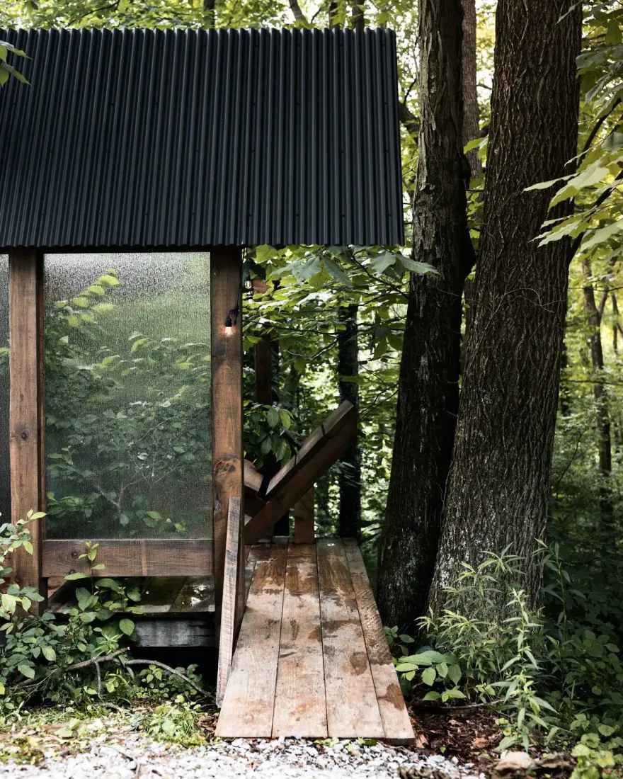 Otium(美国俄亥俄州集装箱森林小屋)-11