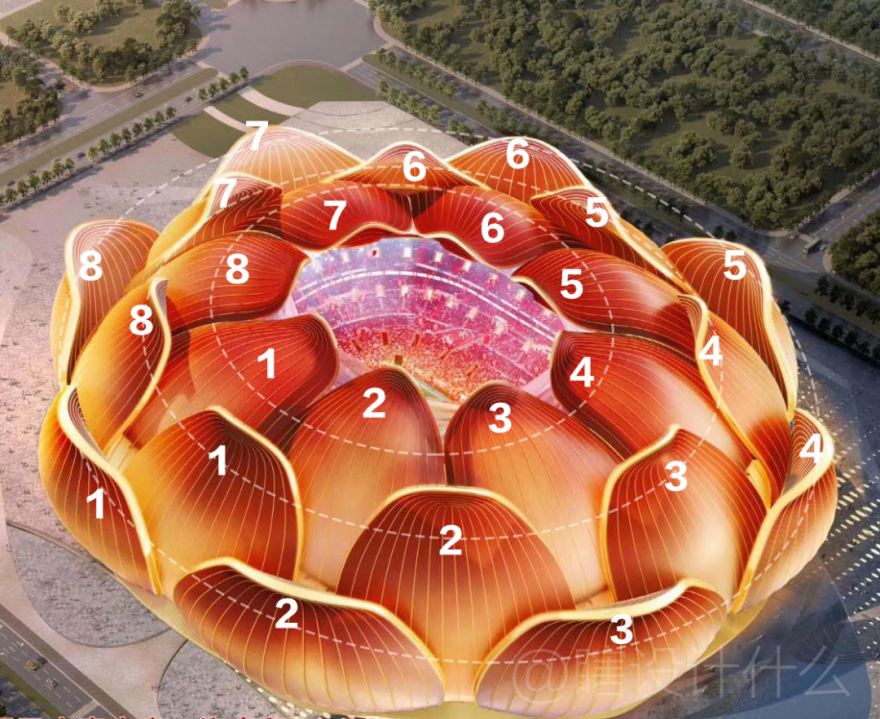 恒大 10 万人足球场“大莲花”设计,凸显中国风-30