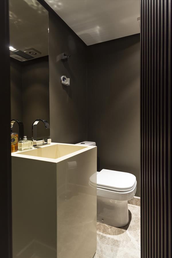 巴西 SP 企业办公室设计，柔和色调与现代材质的完美结合-6