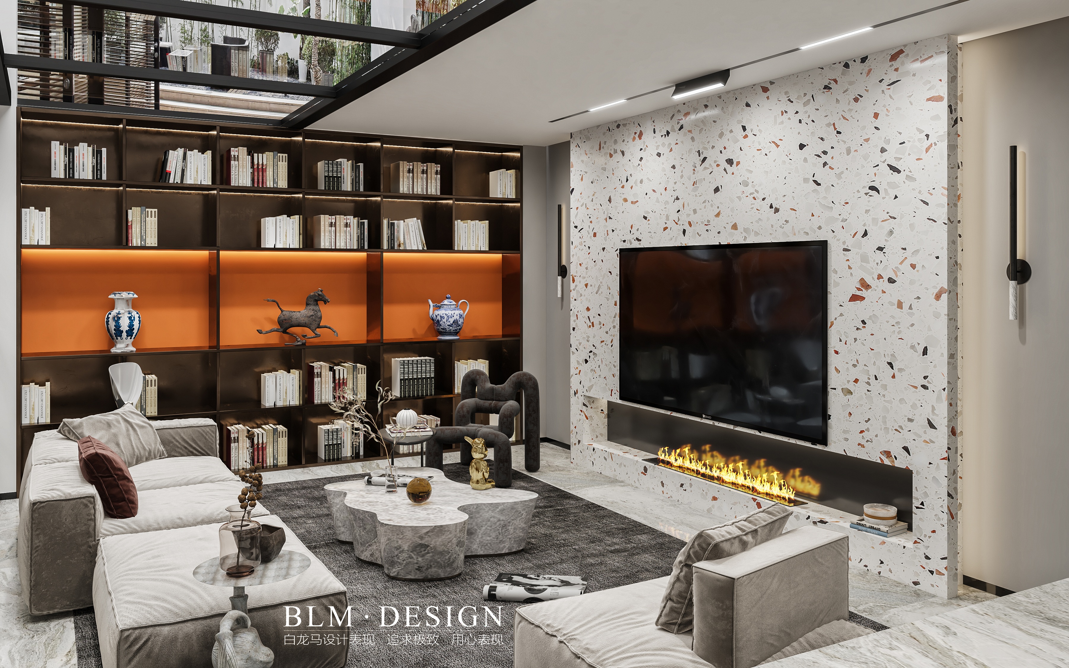 现代别墅设计丨中国扬州丨扬州白龙马效果图设计与表现-7