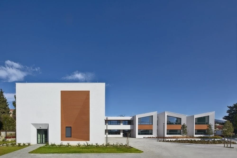 美国农场学校高中部大楼丨希腊丨406 architects-10